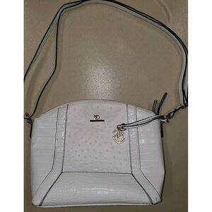 New Directions Purse Bag White Ivory Adjustable Strap